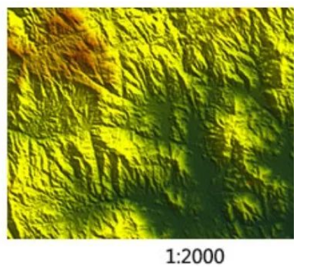 飞燕遥感案例比例尺为1比2000的数字高程模型DEM成果.png
