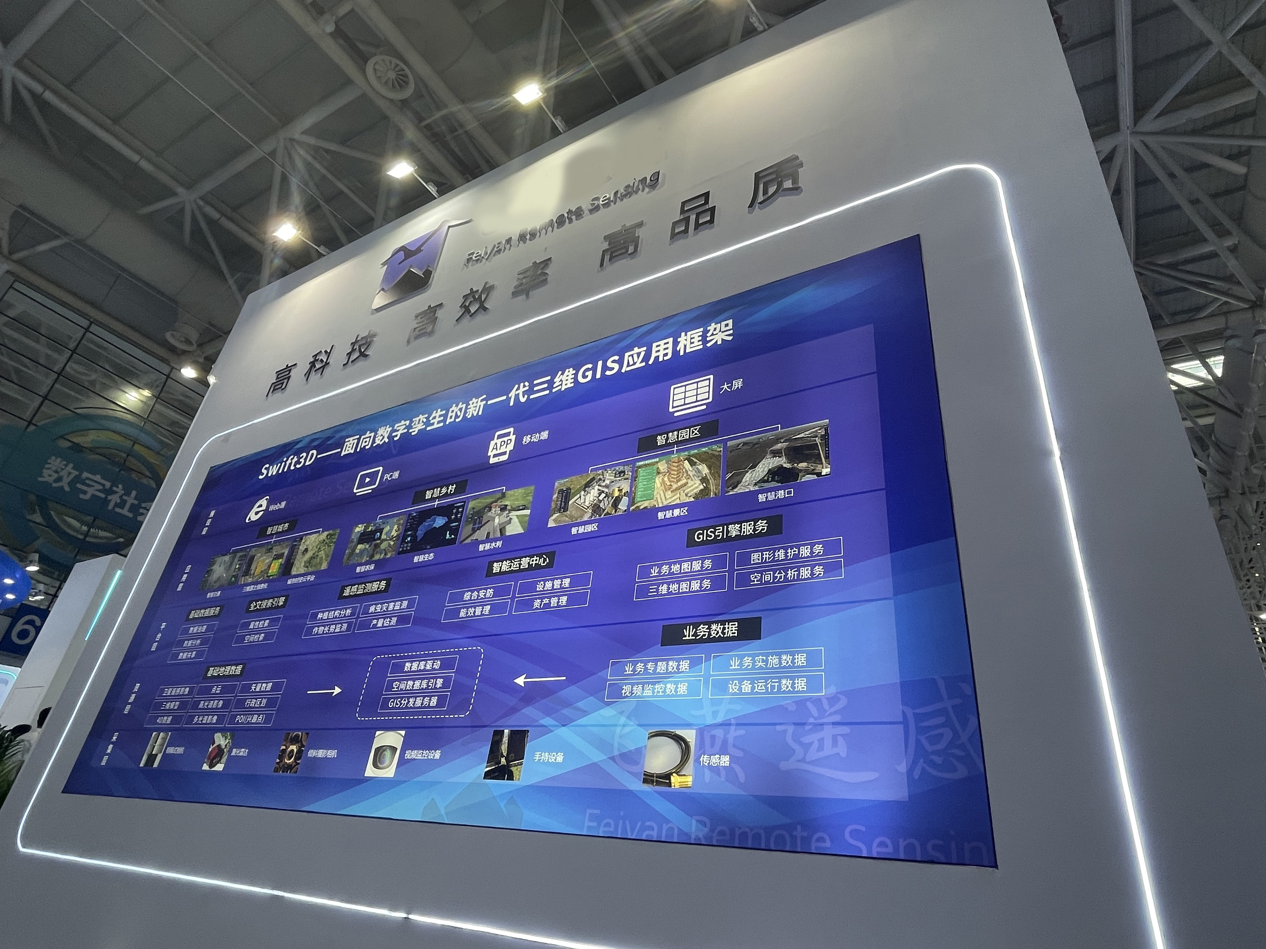 飞燕遥感携AIMS航空遥感解决方案亮相第五届数字中国建设成果展览会，为实景三维中国建设赋能