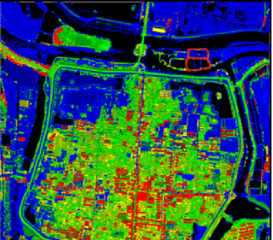 淮河流域行蓄泄洪区机载lidar